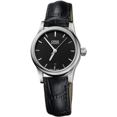Classic Date Lady 28.5 Stainless Steel / Black