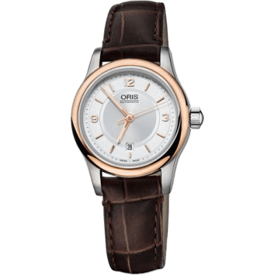 Classic Date Lady 28.5 Stainless Steel - Rose Gold / Silver