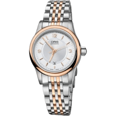 Classic Date Lady 28.5 Stainless Steel - Rose Gold / Silver / Bracelet