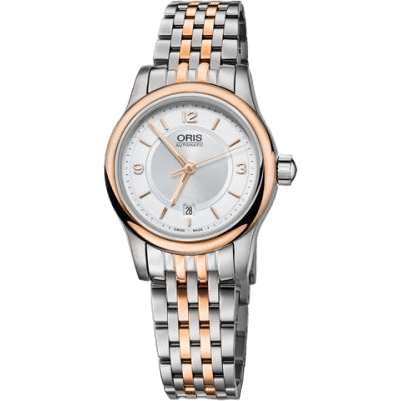 Classic Date Lady 28.5 Stainless Steel - Rose Gold / Silver / Bracelet