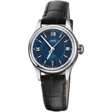 Classic Date Lady 28.5 Stainless Steel / Blue