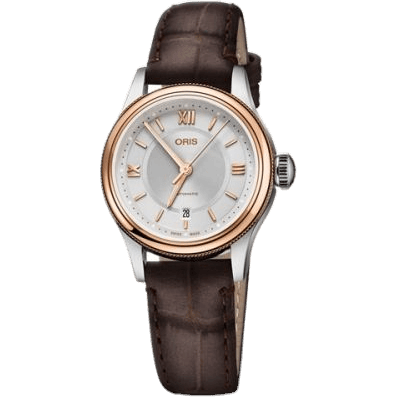 Classic Date Lady 28.5 Stainless Steel - Rose Gold / Silver