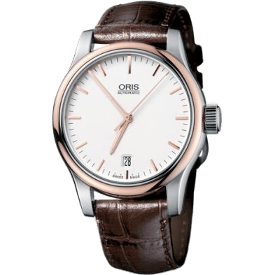 Classic Date 37 Stainless Steel - Rose Gold / Silver