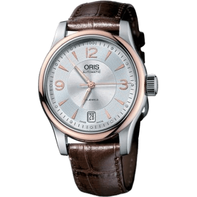 Classic Date 37 Stainless Steel - Rose Gold / Silver