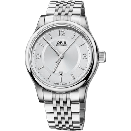 Classic Date 42 Stainless Steel / Silver / Bracelet