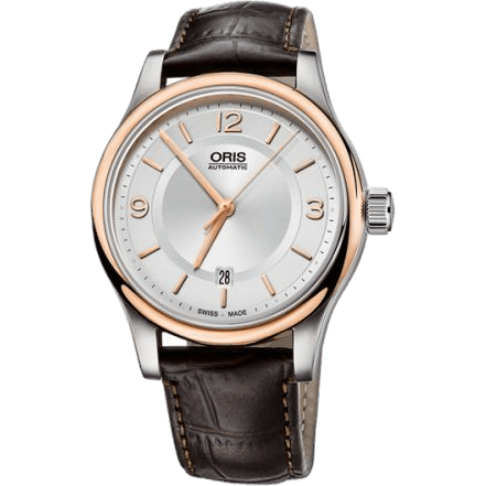 Classic Date 42 Stainless Steel - Rose Gold / Silver