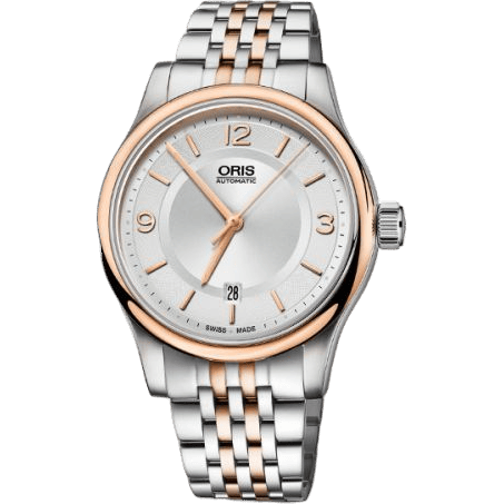 Classic Date 42 Stainless Steel - Rose Gold / Silver / Bracelet