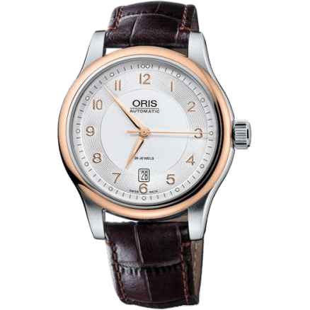 Classic Date 42 Stainless Steel - Rose Gold / Silver