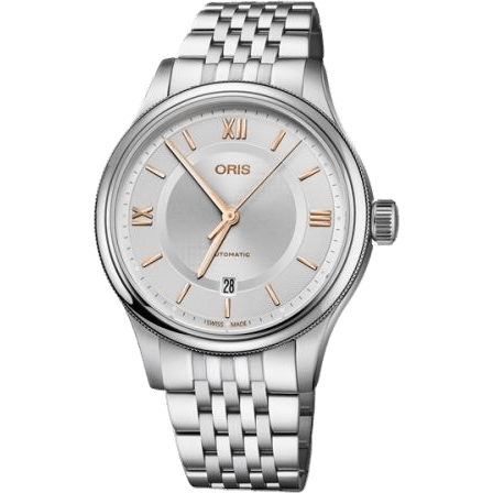 Classic Date 42 Stainless Steel / Silver / Bracelet