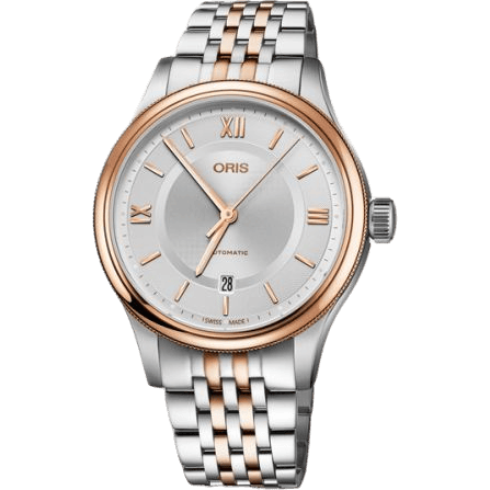 Classic Date 42 Stainless Steel - Rose Gold / Silver / Bracelet