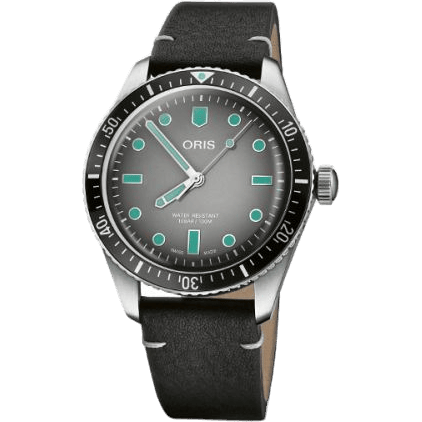 Oris Divers Sixty-Five 40 Stainless Steel / Grey / Calf 01 733 7707 4053-07 5 20 89