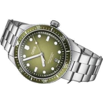 Oris Divers Sixty-Five 40 Stainless Steel / Green / Bracelet 01 733 7707 4057-07 8 20 18