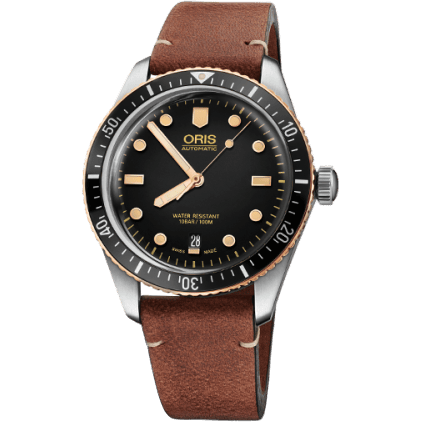 Oris Divers Sixty-Five 40 Stainless Steel / Bronze / Black / Calf 01 733 7707 4354-07 5 20 45