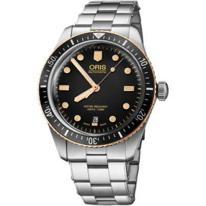 Oris Divers Sixty-Five 40 Stainless Steel / Bronze / Black / Bracelet 01 733 7707 4354-07 8 20 18