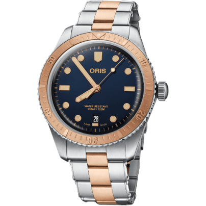 Oris Divers Sixty-Five 40 Stainless Steel / Bronze / Blue / Bracelet 01 733 7707 4355-07 8 20 17
