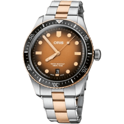 Oris Divers Sixty-Five 40 Stainless Steel / Bronze / Brown / Bracelet 01 733 7707 4356-07 8 20 17