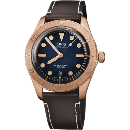 Oris Divers Sixty-Five Carl Bronze / Blue / Brashear Limited Edition 01 733 7720 3185-Set LS