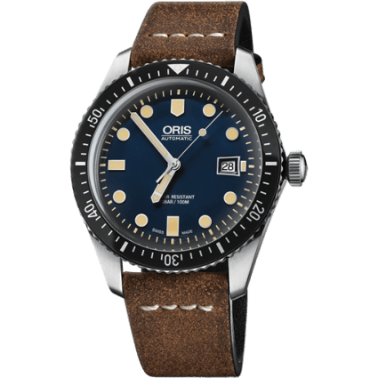 Oris Divers Sixty-Five 42 Stainless Steel / Blue / Calf 01 733 7720 4055-07 5 21 02