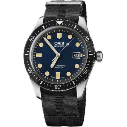 Oris Divers Sixty-Five 42 Stainless Steel / Blue / NATO 01 733 7720 4055-07 5 21 26FC