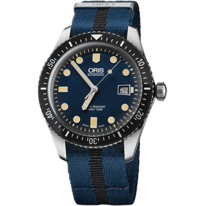 Oris Divers Sixty-Five 42 Stainless Steel / Blue / NATO 01 733 7720 4055-07 5 21 28FC