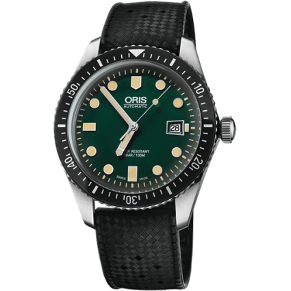 Oris Divers Sixty-Five 42 Stainless Steel / Green / Rubber 01 733 7720 4057-07 4 21 18