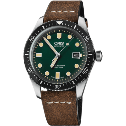 Oris Divers Sixty-Five 42 Stainless Steel / Green / Calf 01 733 7720 4057-07 5 21 02