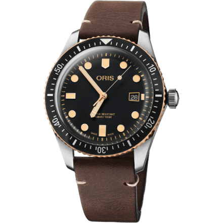 Oris Divers Sixty-Five 42 Stainless Steel / Bronze / Black / Calf 01 733 7720 4354-07 5 21 44