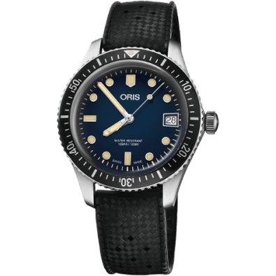Divers Sixty-Five 36 Stainless Steel / Blue / Rubber