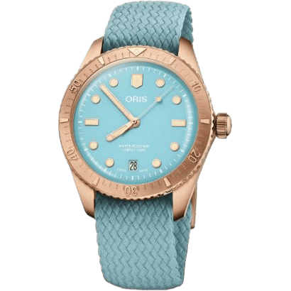 Divers Sixty-Five 38 Cotton Candy Sky Blue / Perlon