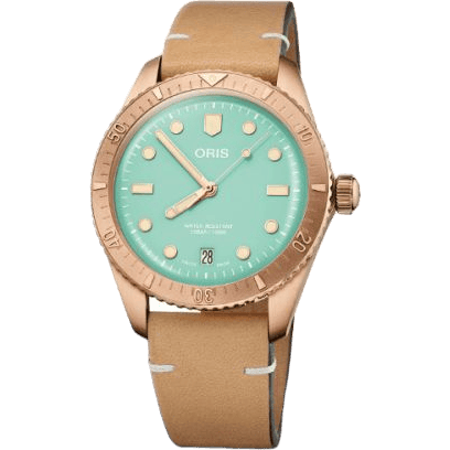 Divers Sixty-Five 38 Cotton Candy Wild Green / Calf