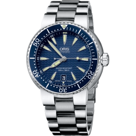 Divers Date Stainless Steel / Blue / Bracelet