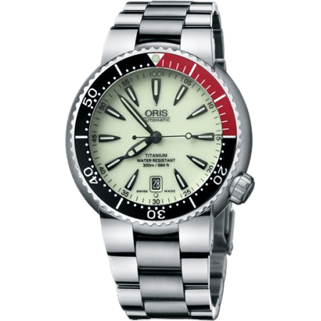 Divers Date Titanium / Lume / Bracelet