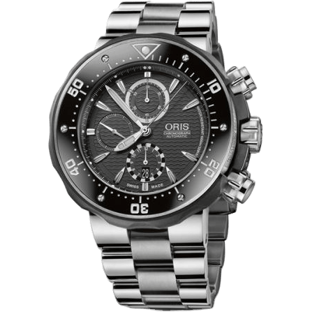 ProDiver Chronograph Titanium / Black / Bracelet