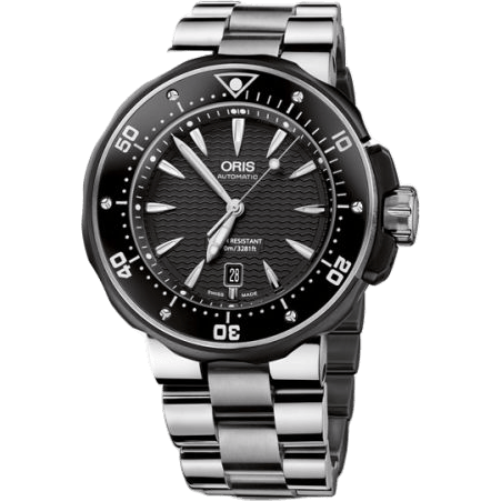 ProDiver Date Titanium / Black / Bracelet