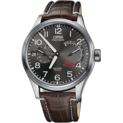 Big Crown ProPilot Calibre 111 Stainless Steel / Grey / Alligator