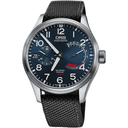 Big Crown ProPilot Calibre 111 Stainless Steel / Blue / Textile