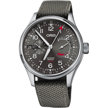 Big Crown ProPilot Calibre 114 Stainless Steel / Grey / Textile
