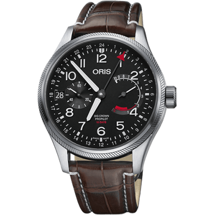 Big Crown ProPilot Calibre 114 Stainless Steel / Black / Alligator