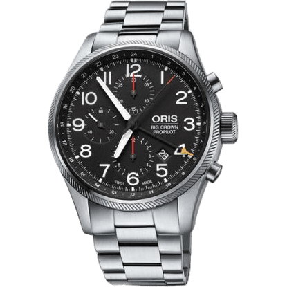 Big Crown ProPilot Chronograph GMT Stainless Steel / Black