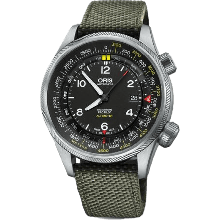 Big Crown ProPilot Altimeter Meter / Green Textile