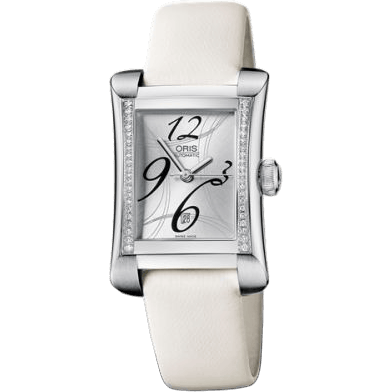 Rectangular Date Diamonds 25.9 Stainless Steel / Silver