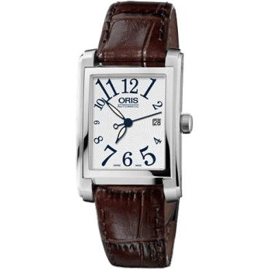 Rectangular Date 24.5 Stainless Steel / Silver - Arabic