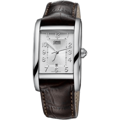 Rectangular Date 25 Stainless Steel / Silver - Arabic
