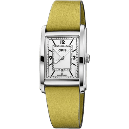 Rectangular Date 25.5 Stainless Steel / Silver