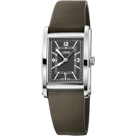 Rectangular Date 25.5 Stainless Steel / Green