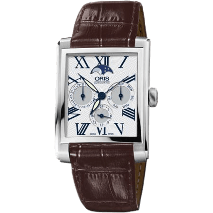Rectangular Complication Stainless Steel / Silver - Roman