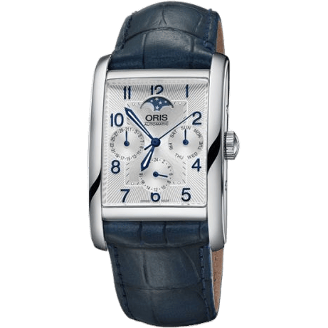 Rectangular Complication Stainless Steel / Silver - Arabic