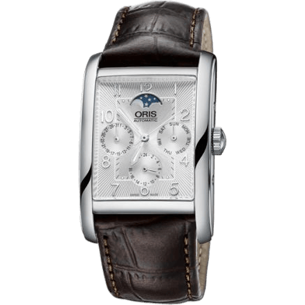 Rectangular Complication Stainless Steel / Silver - Arabic
