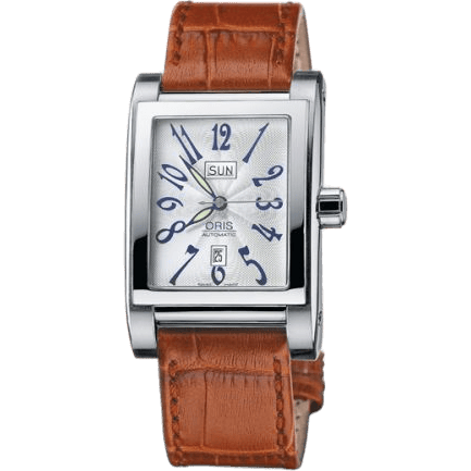 Rectangular Day Date 30 Stainless Steel / Silver