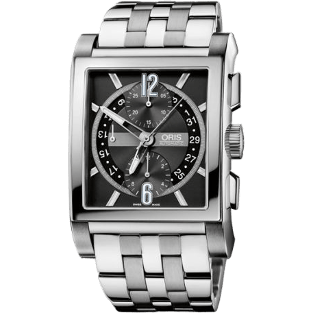 Rectangular Titan Chronograph / Bracelet